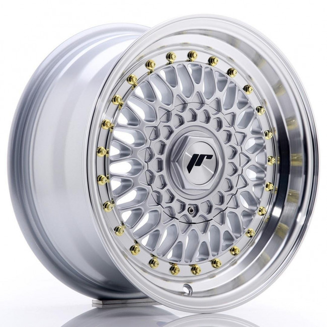 Ζάντα Αλουμινίου Japan Racing - JR9 - 15x7 - ET20 - 4x100/108 - Silver w/Machined Lip - 1 Τμχ. (JR9157142074S)