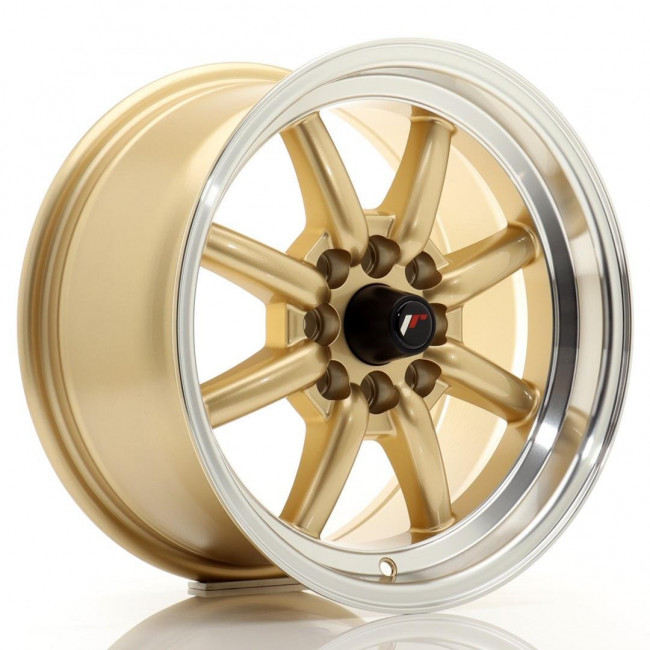 Ζάντα Αλουμινίου Japan Racing - JR19 - 15x8 - ET20 - 4x100/114 - Gold - 1 Τμχ. (JR19158042073GDL)