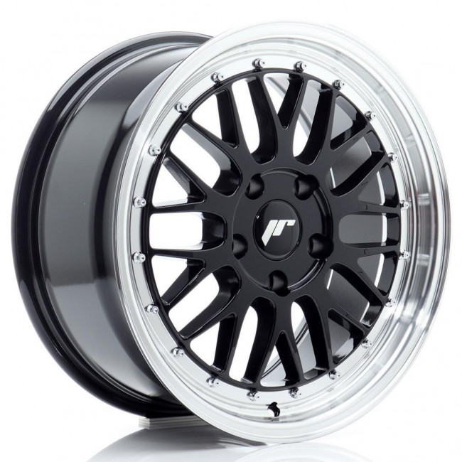 Ζάντα Αλουμινίου Japan Racing - JR23 - 17x8 - ET35 - 5x100 - Gloss Black w/Machined Lip - 1 Τμχ. (JR231780F15K3557GB1)