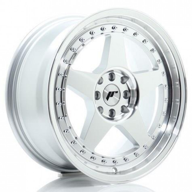 Ζάντα Αλουμινίου Japan Racing - JR6 - 17x8 - ET35 - 4x100/114 - Silver Machined Face - 1 Τμχ. (JR6178043567SM1)