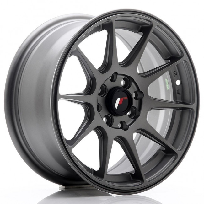 Ζάντα Αλουμινίου Japan Racing  JR11 - 15x7 (ET30) 4x100/114 - Matt Gun METal - 1 Τμχ. - (JR11157043067MGM)