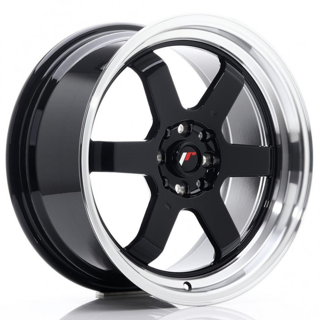 Ζάντα Αλουμινίου Japan Racing - JR12 - 17x8 - ET33 - 5x100/114 - Gloss Black - 1 Τμχ. (JR12178053373GB)