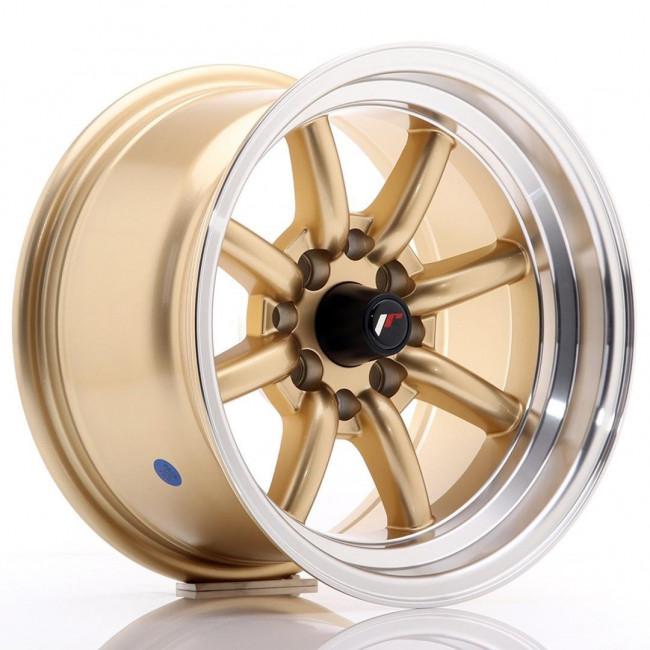 Ζάντα Αλουμινίου Japan Racing - JR19 - 14x8 - ET-13 - 4x100/114 - Gold - 1 Τμχ. (JR1914804M1373GDL)