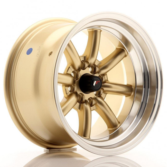 Ζάντα Αλουμινίου Japan Racing - JR19 - 15x9 - ET-13 - 4x100/114 - Gold - 1 Τμχ. (JR1915904M1373GDL)