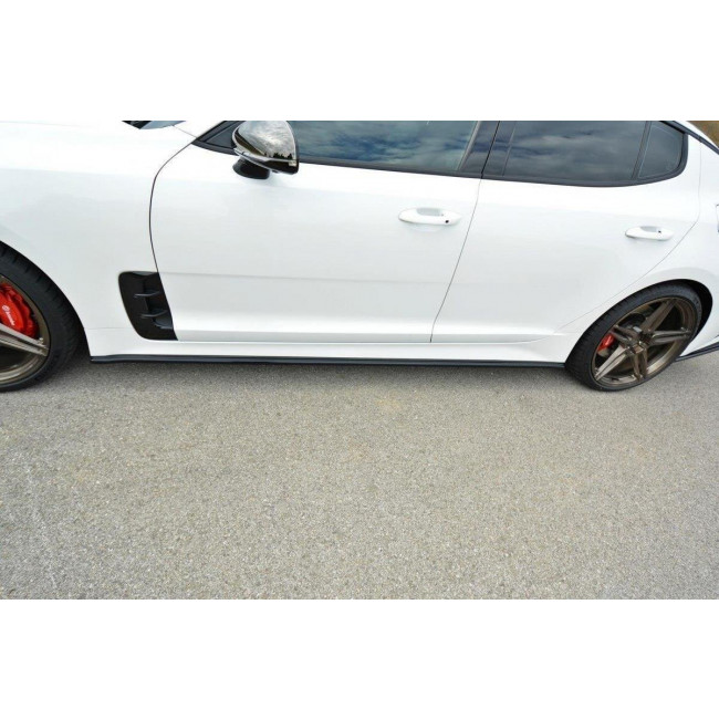 Πρόσθετα Πλαϊνά Μαρσπιέ Maxton Design Kia Stinger GT μαύρο γυαλιστερό - (KI-ST-1-GT-SD1G)