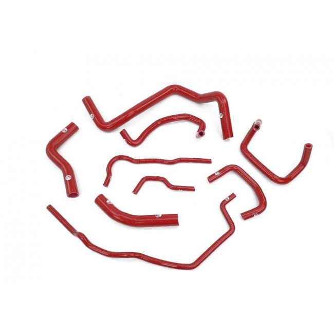 Κολάρα Σιλικόνης Ψυγείο Skoda Octavia (1U) / Seat Leon (1M) / VW Golf 4 - (1,8 T - 20V) - Κόκκινα - 9 Τμχ.