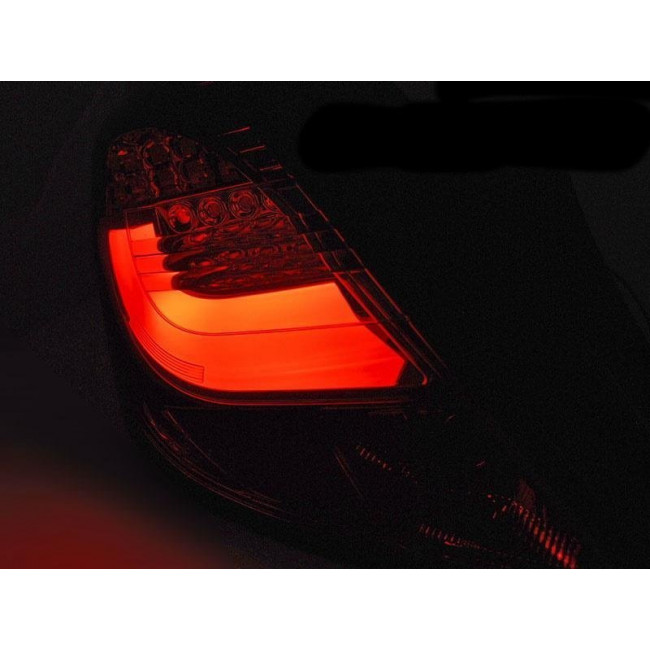 Πίσω Φανάρια Opel Corsa D 3-Πορτό (2006-2014) - Κόκκινο Φιμέ - 2 Τμχ. (LDOP57)