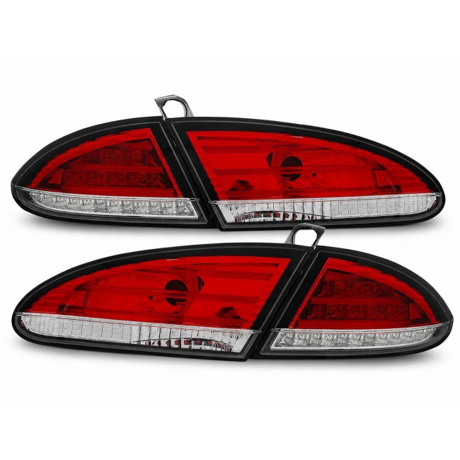 Πίσω Φανάρια LED Seat Leon (1P) - (2005-2009) - Λευκό / Κόκκινο - 2 Τμχ. - (LDSE11)