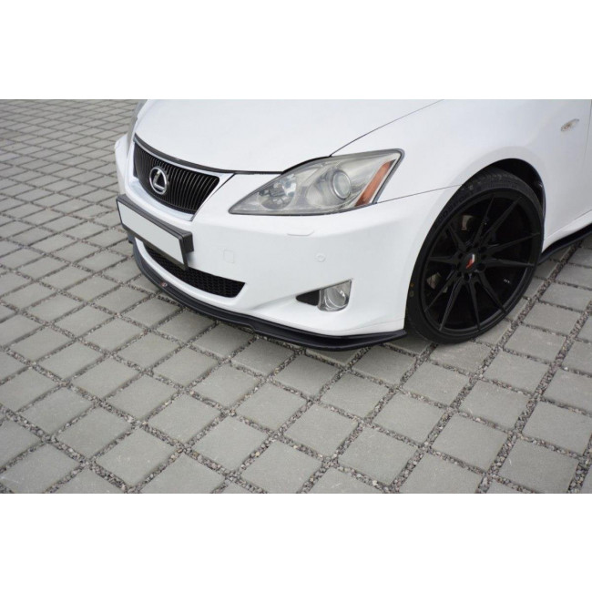 Spoiler / Χειλάκι εμπρός προφυλακτήρα Maxton Design Lexus IS Mk2 Μαύρο Γυαλιστερό - (LE-IS-2-FD1G)