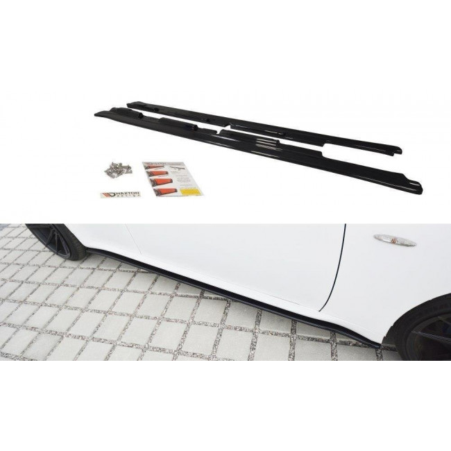 Πρόσθετα Πλαϊνά Μαρσπιέ Maxton Design Lexus IS Mk2 μαύρο γυαλιστερό - (LE-IS-2-SD1G)