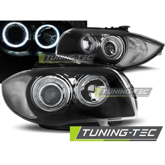 Φανάρια Dayline Εμπρός Μαύρα BMW Σειρα 1 Ε81/Ε87 2004 - 2009 - (LPBMD5)
