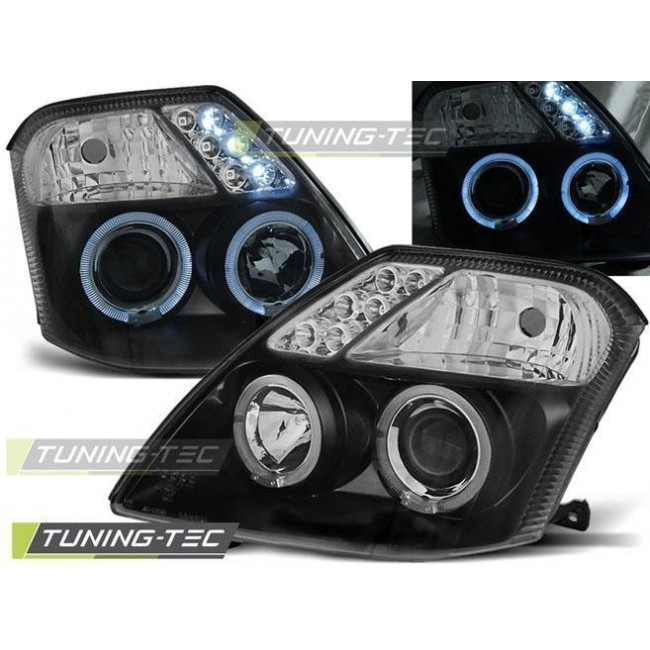 Φανάρια Dayline Εμπρός Μαύρα Citroen C2 03- - (LPCI08)