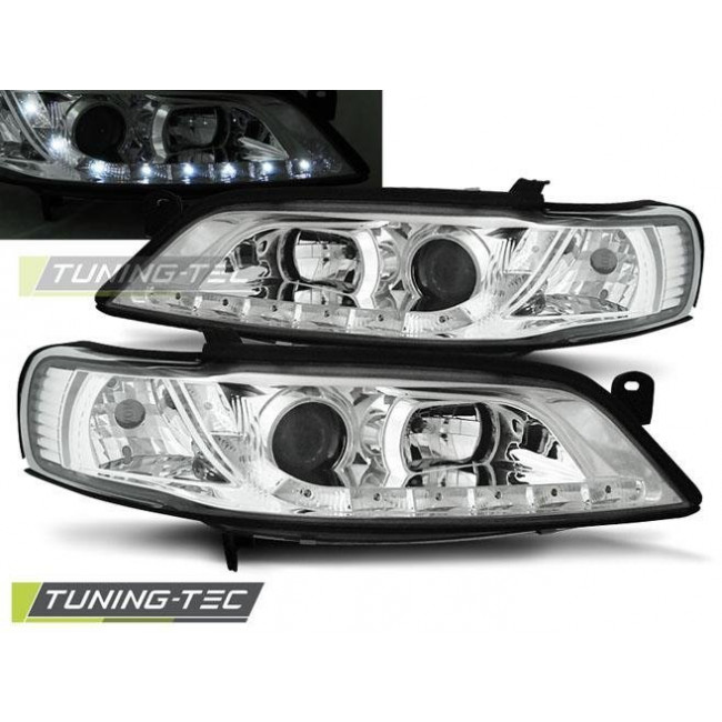 Φανάρια Dayline Εμπρός Χρώμια Opel Vectra B 99-02 - (LPOP47)