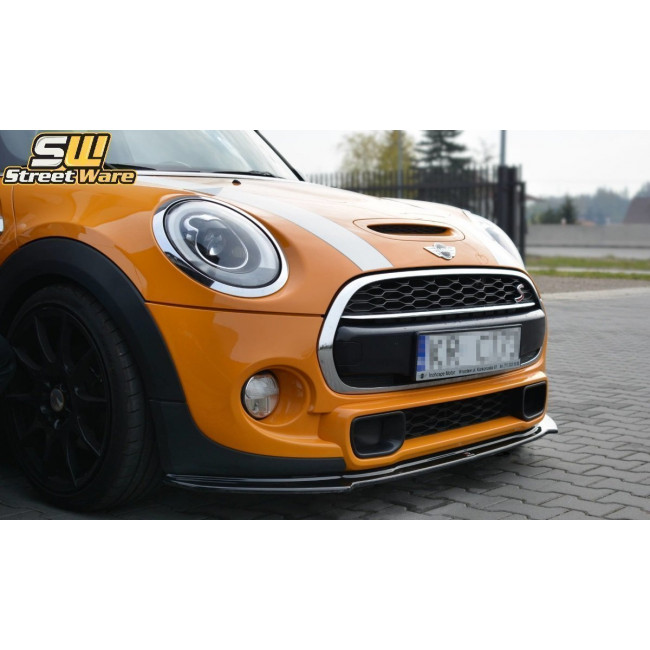 Spoiler / Χειλάκι εμπρός προφυλακτήρα Maxton Design Mini Cooper S / SD F56 - μαύρο γυαλιστερό - (MC-S-3-56-FD1G)