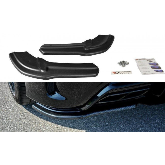 Πλαϊνά πίσω spoiler Maxton Design Mercedes Benz A W176 AMG Facelift μαύρο σαγρέ - (ME-A-176F-AMG-RSD1T)