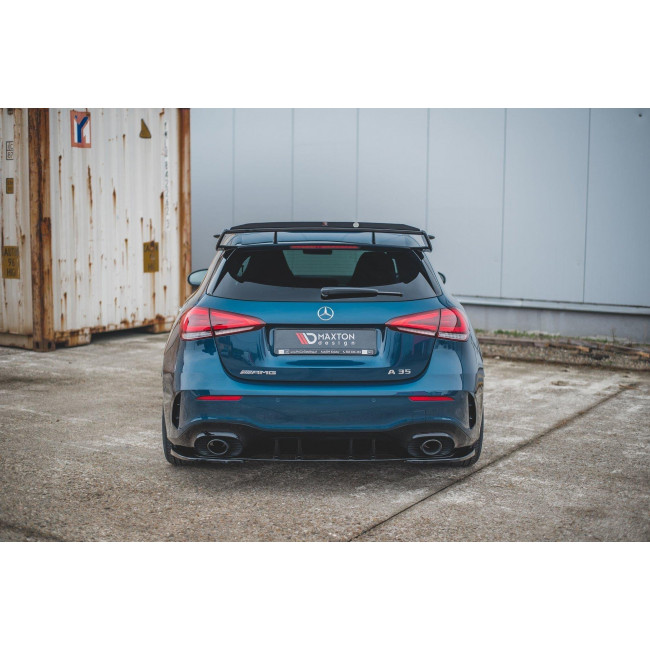 Πλαϊνά πίσω spoiler Maxton Design Mercedes Benz A35 AMG W177 μαύρο γυαλιστερό - (ME-A-177-35-RSD1G)