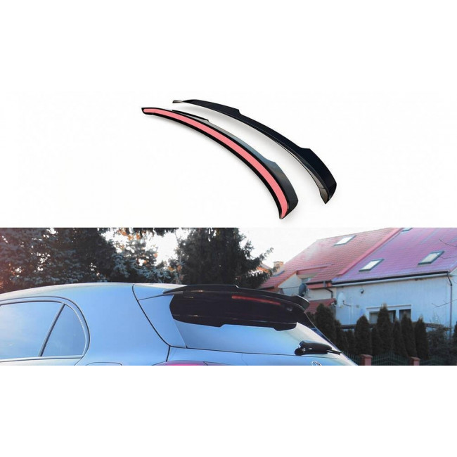 Αεροτομή / Spoiler Maxton Design Mercedes-Benz A AMG-Line Hatchback W177 (2018 - 2023) - Μαύρο Γυαλιστερό - (ME-A-177-AMGLINE-CAP1G)