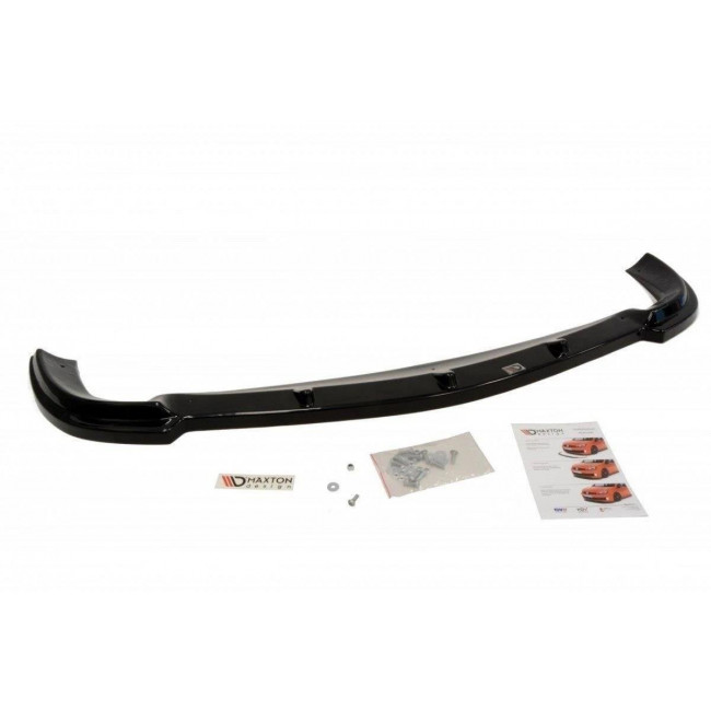 Spoiler / Χειλάκι εμπρός προφυλακτήρα Maxton Design Mercedes Benz Benz CLK W208 AMG - Μαύρο Γυαλιστερό - (ME-CLK-208-AMG-FD1G)