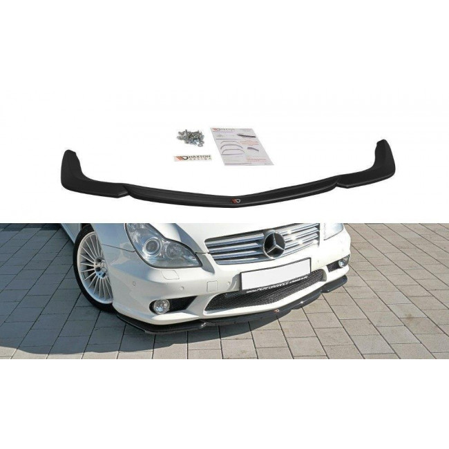 Spoiler / Χειλάκι εμπρός προφυλακτήρα Maxton Design Mercedes Benz CLS C219 55AMG Carbon Look - (ME-CLS-219-AMG-FD1C)