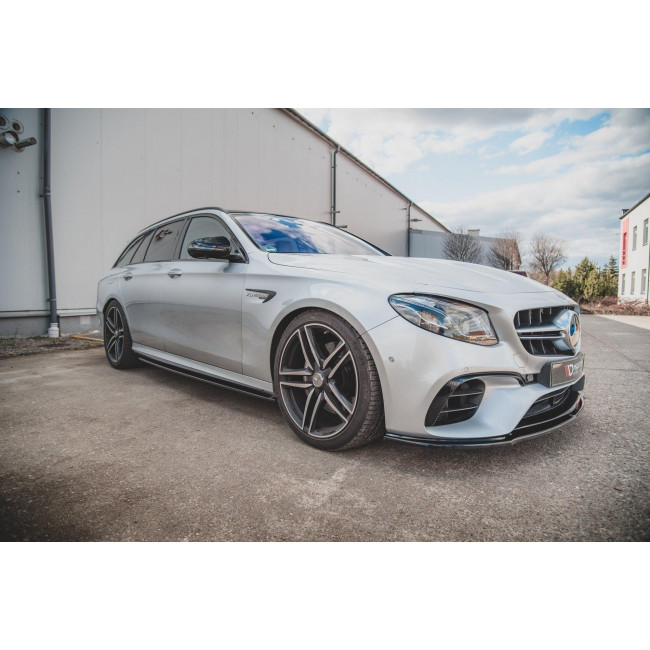 Πρόσθετα Πλαϊνά Μαρσπιέ Maxton Design Mercedes Benz E63 AMG Estate S213 μαύρο σαγρέ - (ME-E-213-63-ES-SD1T)