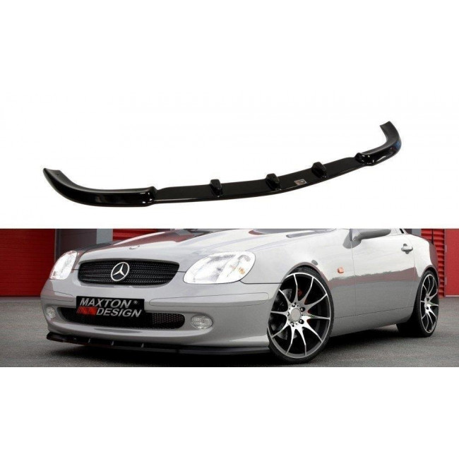 Spoiler / Χειλάκι εμπρός προφυλακτήρα Maxton Design Mercedes Benz SLK R170 Carbon Look - (ME-SLK-R170-FD1C)