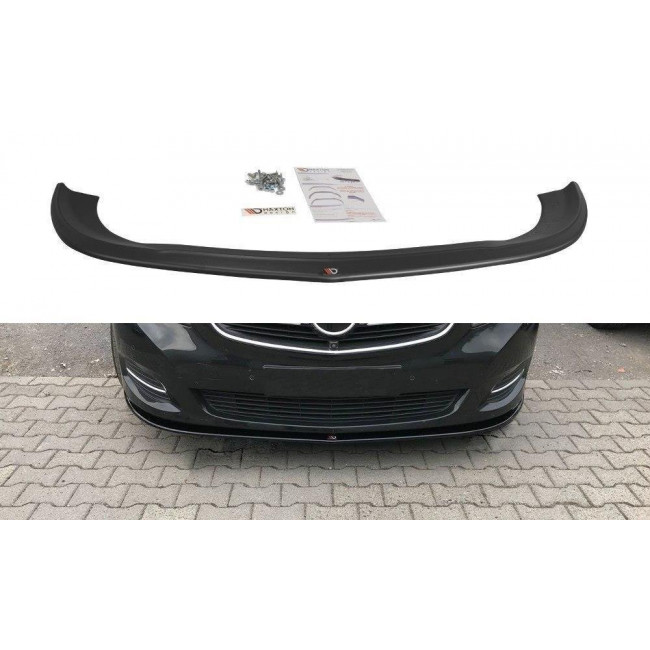Spoiler / Χειλάκι εμπρός προφυλακτήρα Maxton Design Mercedes Benz V-Class W447 Μαύρο Γυαλιστερό - (ME-V-447-FD1G)