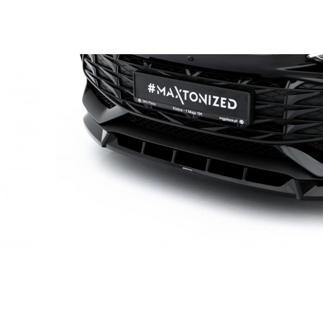 Spoiler / Χειλάκι Εμπρός Προφυλακτηρα Maxton Design V.2 MG 3 (2024 - ) - Μαυρο Γυαλιστερό - (MG-3-1-FD2G)