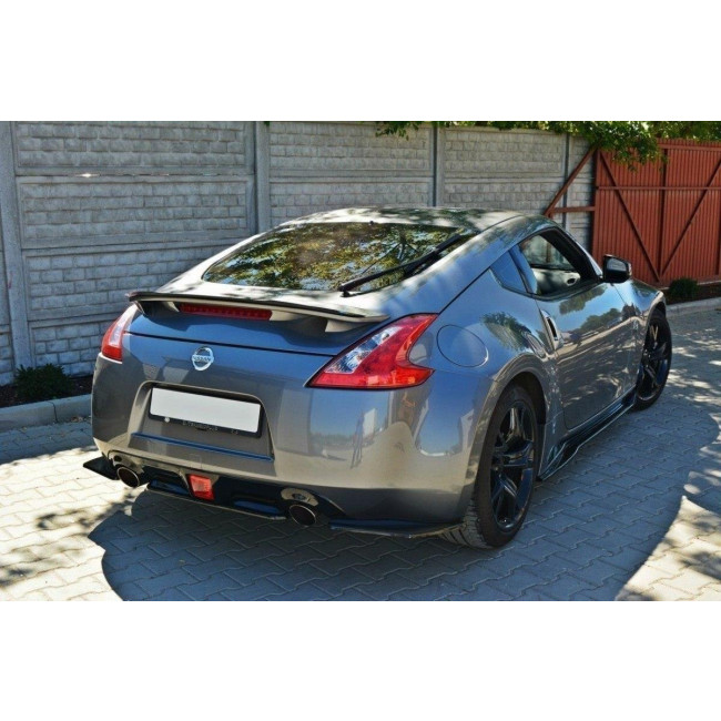 Splitter / Διαχύτης πίσω προφυλακτήρα Maxton Design Nissan 370Z Μαύρο Γυαλιστερό - (NI-370-RD1G)