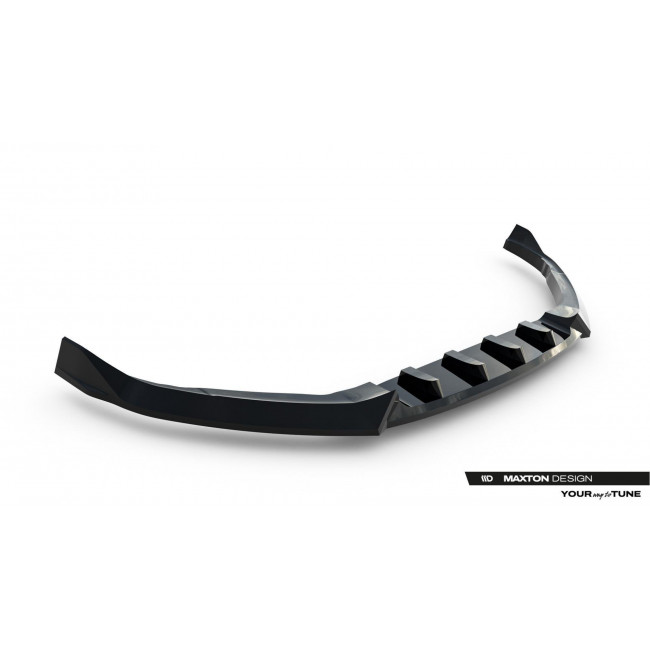 Spoiler / Χειλάκι Εμπρός Προφυλακτήρα Maxton Design Opel Corsa F Facelift (Mk6 Facelift) (2023- ) - Μαύρο Γυαλιστερό - (OP-CO-FF-FD1G)