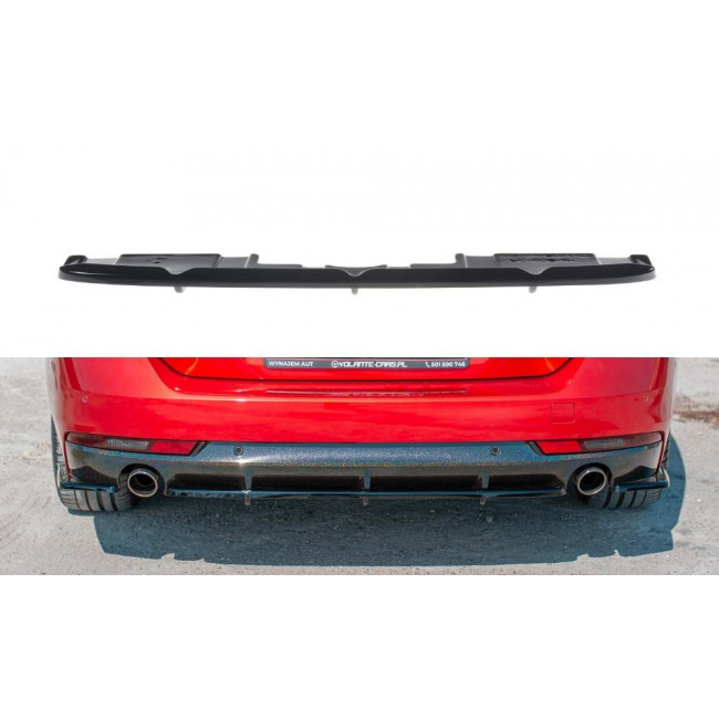 Splitter / Διαχύτης πίσω προφυλακτήρα Maxton Design Μαύρο Γυαλιστερό - (PE-508-2-GT-SW-RD1+RD2G)