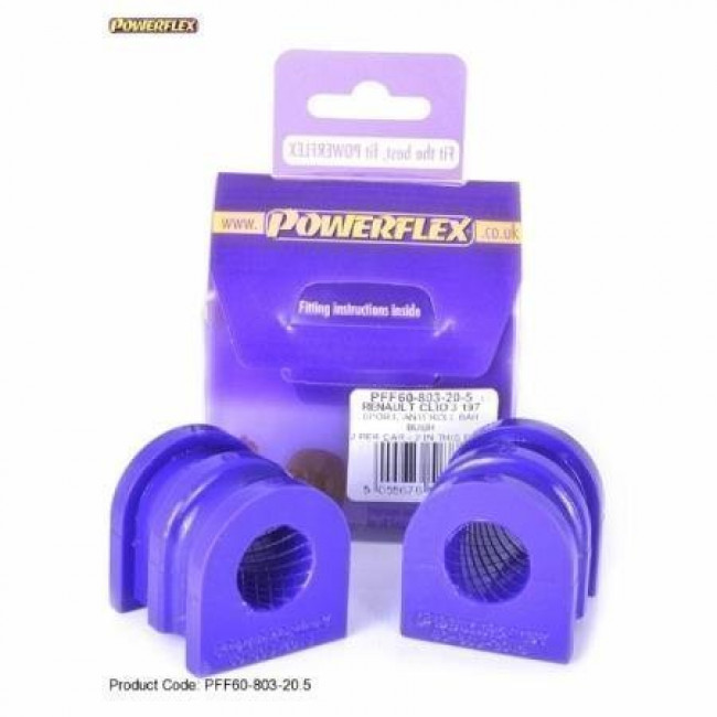 Powerflex Συνεμπλόκ αντιστρεπτικής εμπρός για Nissan Micra (K12) (2003 - 2009) - 2 τμχ. - (PFF60-803-20.5)