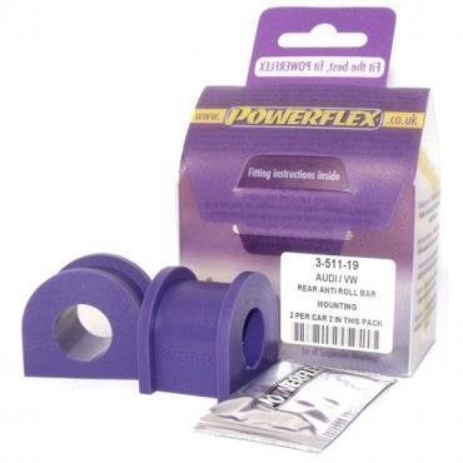 Powerflex Συνεμπλόκ αντιστρεπτικής πίσω 19mm για VW Bora 4 Motion (1999-2005) - 2 τμχ. - (PFR3-511-19)