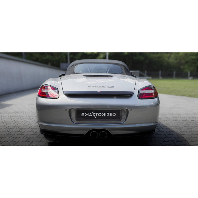 Αεροτομή / Spoiler Maxton Design Porsche Boxster 987 2004 - 2009 Μαύρο Γυαλιστερό - 1 Τμχ. - (PO-BO-S-987-CAP1G)
