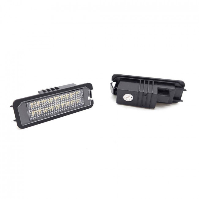 Φώτα Πινακίδας LED Canbus VW Golf 4-6, Passat, Polo - με Ενσωματωμένη Αντίσταση - 2 Τμχ (PRVW02)