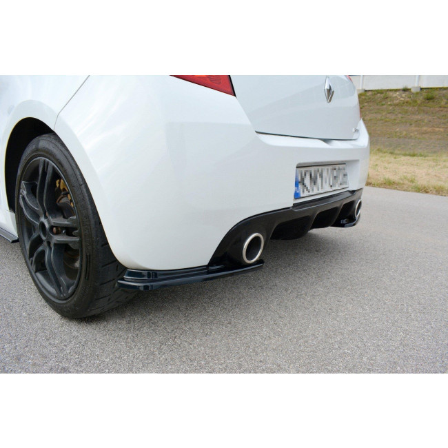 Πλαϊνά πίσω spoiler Maxton Design Renault Clio MK3 RS FACELIFT look carbon - (RE-CL-3F-RS-RSD1C)