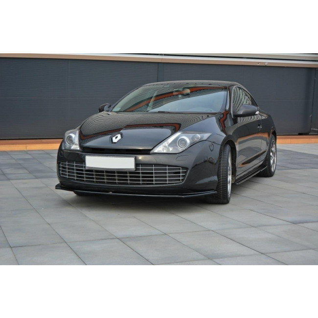 Spoiler / Χειλάκι εμπρός προφυλακτήρα Maxton Design Renault Laguna mk 3 Coupe Μαύρο Γυαλιστερό - (RE-LA-3-C-FD1G)