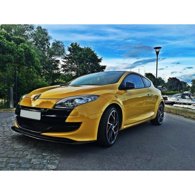 Spoiler / Χειλάκι εμπρός προφυλακτήρα Maxton Design Renault Megane 3 RS Carbon Look - (RE-ME-3-RS-FD2C)
