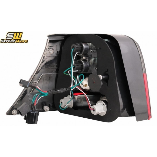 Φανάρια Πίσω VW Golf 4 - Look GTI - Κόκκινα / Smoke - 2 Τμχ. - (RV02DRS)