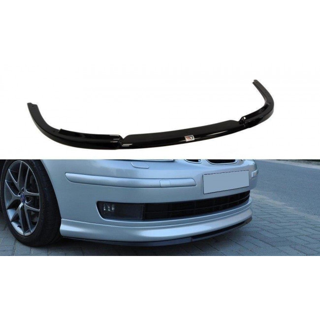 Spoiler / Χειλάκι Εμπρός Προφυλακτήρα Maxton Design SAAB 9-3 AERO - Μαύρο Γυαλιστερό - (SA-9-3-AERO-FD1G)