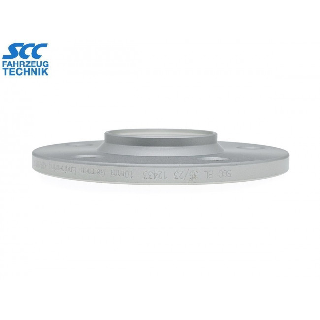 12mm Αποστάτες Τροχών Με Χειλάκι SCC - Καρέ: 5x120 - Κέντρο: Φ72,6 mm - Al 6065 - Ανοδιωμένο - 2 Tμχ. - (12334E)