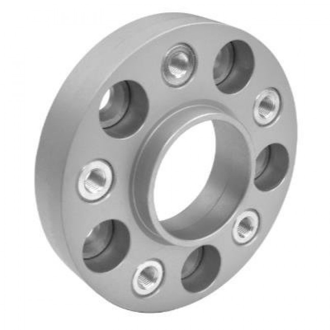 50mm Αποστάτες Τροχών SCC - Καρέ: 5x120 - Κέντρο: Φ74,1 mm - Al 7075 - Ασημί - 2 Tμχ. - (13449BES)