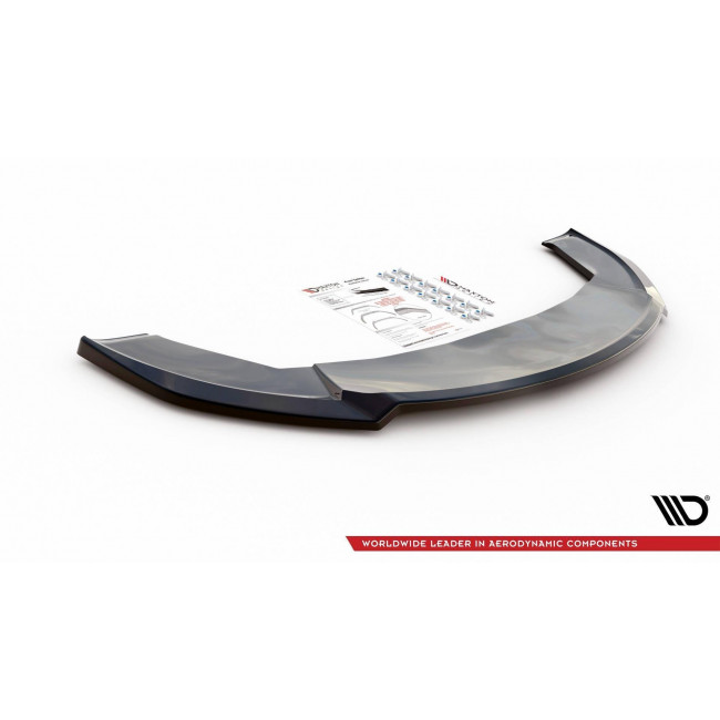 Spoiler / Χειλάκι Εμπρός Προφυλακτήρα V.3 Seat Ibiza (6L) Cupra - Μαύρο Γυαλιστερό - (SE-IB-3-CU-FD3G)