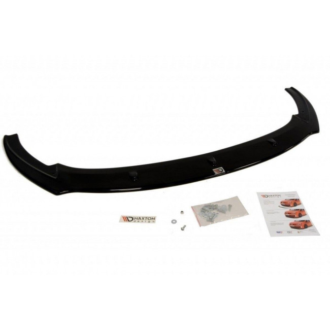 Spoiler / Χειλάκι Εμπρός Προφυλακτήρα Maxton Design Seat Ibiza Cupra (6J) - Facelift (2013-2015) - Μαύρο Σαγρέ - (SE-IB-4F-CUPRA-FD1T)