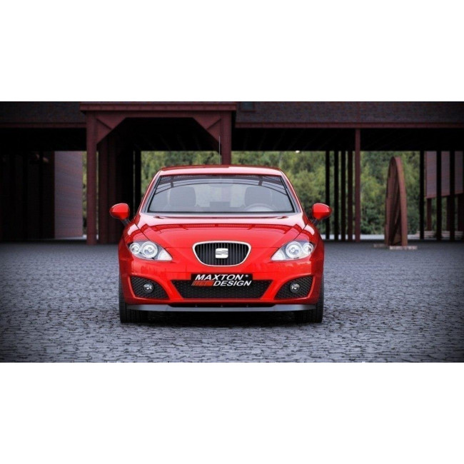 Spoiler / Χειλάκι εμπρός προφυλακτήρα Maxton Design SEAT LEON MK2 Carbon Look - (SE-LE-2F-FD1C)