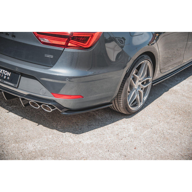Πλαϊνά πίσω spoiler Maxton Design Seat Leon Cupra ST Mk3 FL look carbon - (SE-LE-3F-CU-ST-RSD2C)