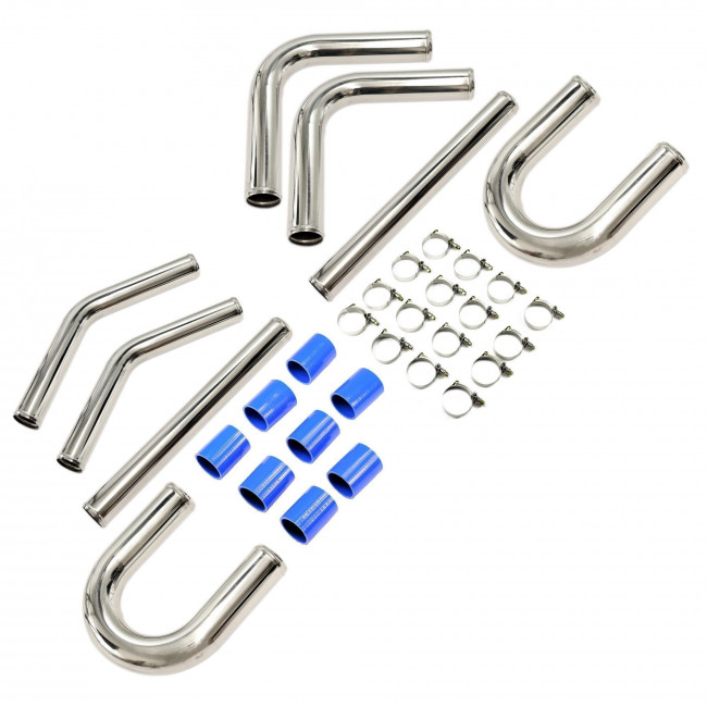 Kit Σωληνώσεις Universal Aλουμινιου για Intercooler (Φ63) - 32 Τεμ.
