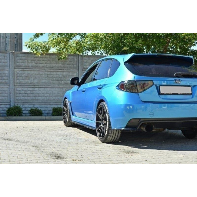 Πρόσθετα Πλαϊνά Μαρσπιέ Maxton Design Subaru Impreza WRX STI 2009-2011 μαύρο γυαλιστερό - (SU-IM-3-WRX-STI-SD1G)