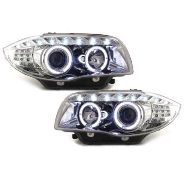 Φανάρια Dayline Εμπρός Χρώμια BMW Σειρα 1 Ε81/Ε87 2004-2009 - (SWB14GXL)