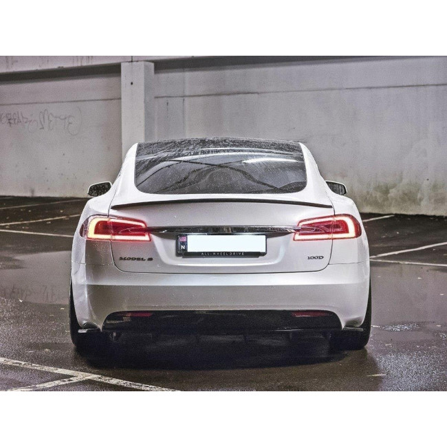 Διαχύτης Maxton Design Tesla Model S Facelift Μαύρο Σαγρέ - (TE-MODELS-1F-RS1T)