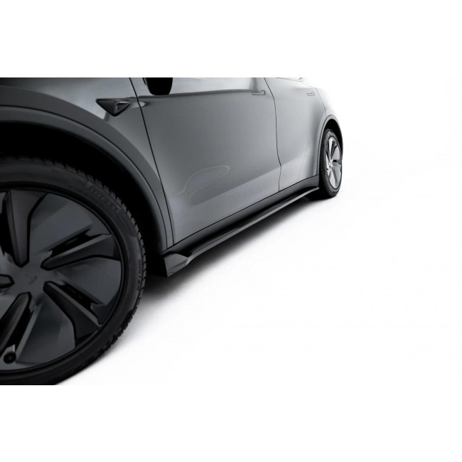 Πλαινά Μασπιέ / Πρόσθετα Maxton Design Tesla Model Y Mk1 Facelift (2025 -) - Μαυρο Γυαλσιτερό - (TE-MODELY-1F-SD1G)